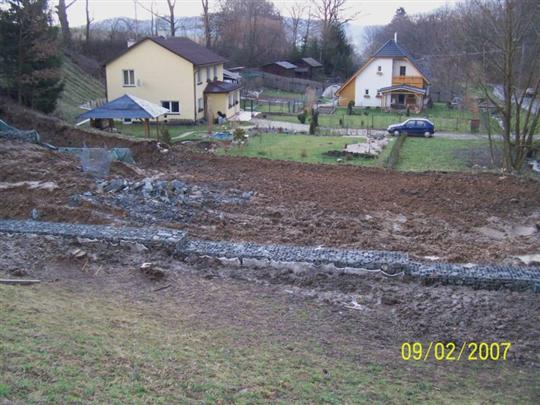 Odbahnění přehrady 2006-2008