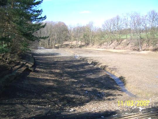 Odbahnění přehrady 2006-2008