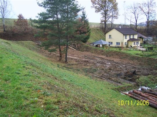 Odbahnění přehrady 2006-2008