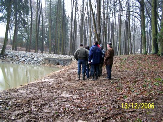 Odbahnění přehrady 2006-2008