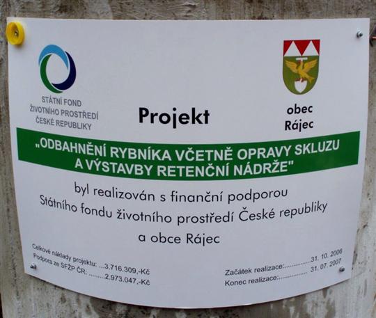 Odbahnění přehrady 2006-2008
