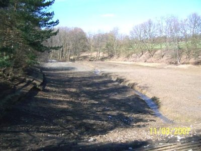 Odbahnění přehrady 2006-2008
