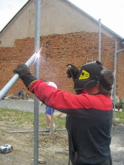Pergola a hřiště