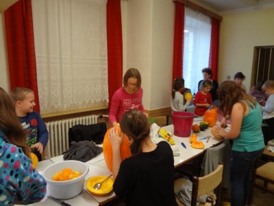 Dlabání dýni 2015